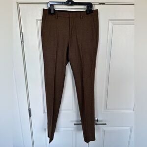 Men’s Bonobos brown houndstooth dress pants size 34